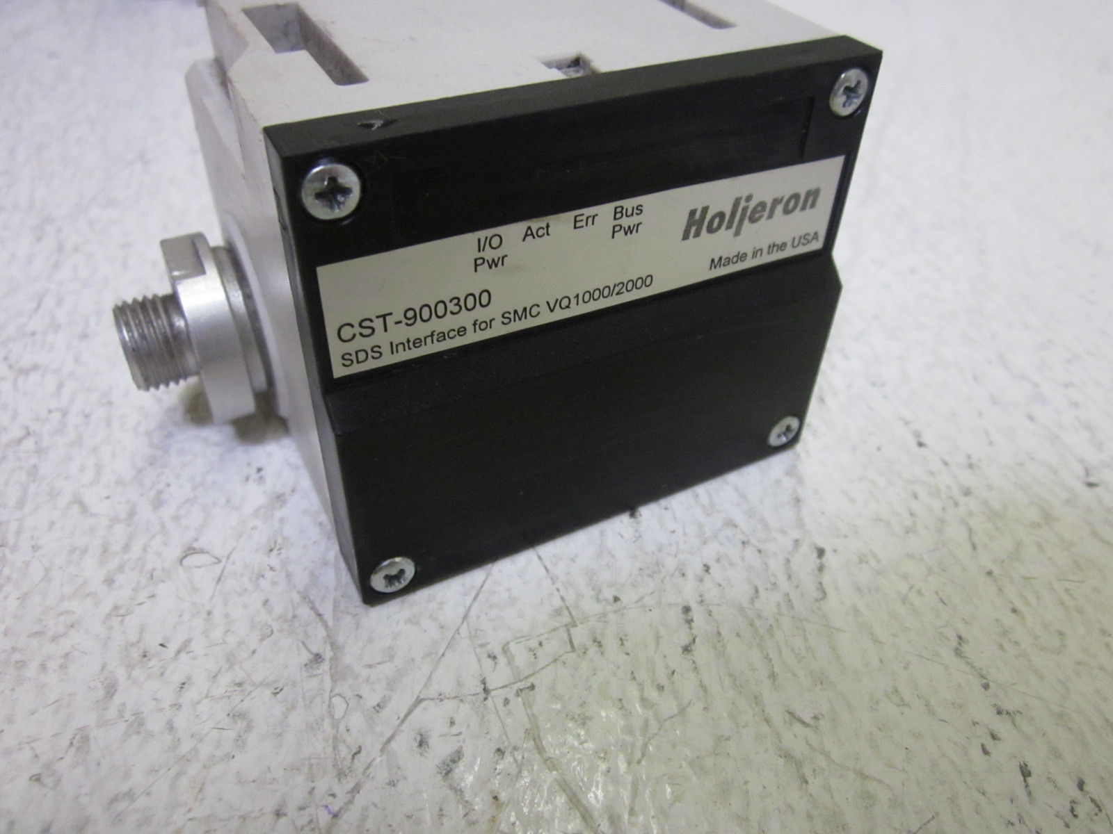 HOLJERON CST-900300 SDS INTERFACE PNEUMATIC MANIFOLD UNMP