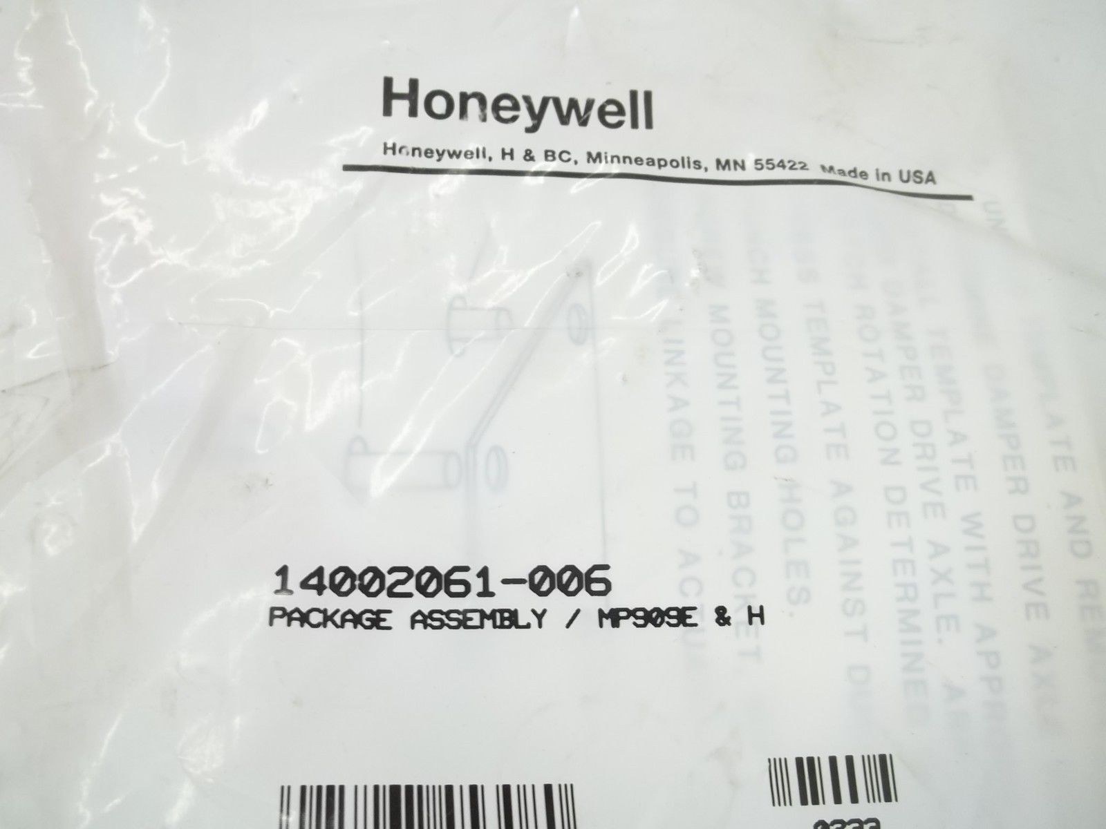 HONEYWELL 14002061-006 PACKAGE ASSEMBLY NSMP