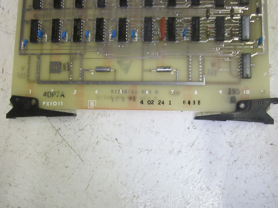 HONEYWELL 4DP7A PXIO111 51390106-100 REV.B PLC BOARD *USED*