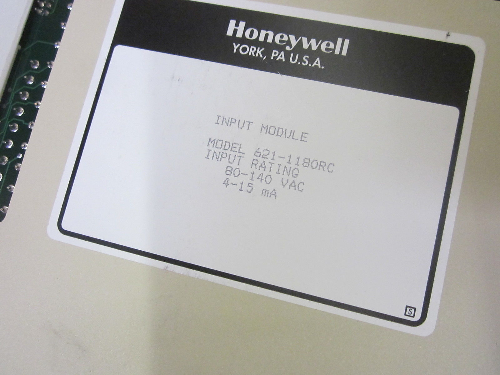 HONEYWELL 621-1180RC INPUT MODULE 115VAC UNMP