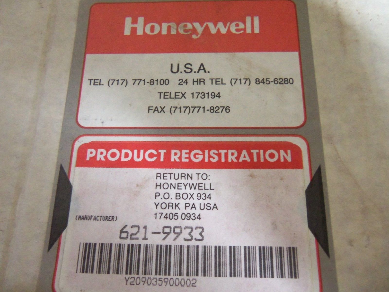 HONEYWELL 621-9933 RACK POWER SUPPLY NSMP