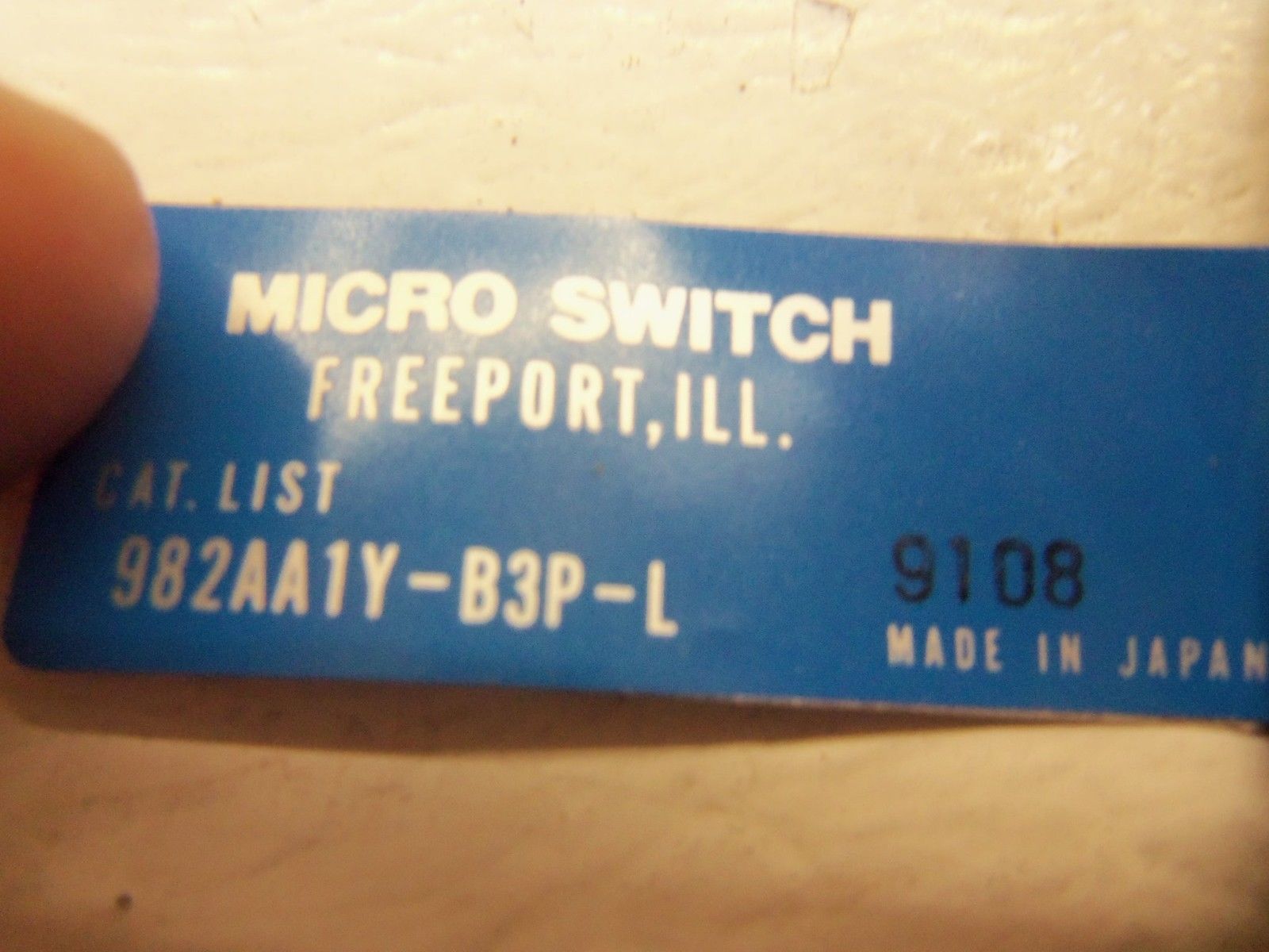 HONEYWELL 982AA1Y-B3P-L UNMP