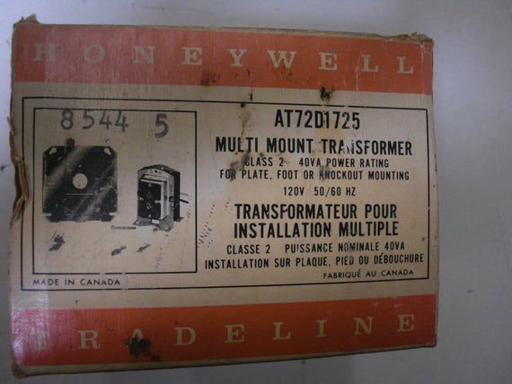 HONEYWELL AT72D1725  TRANSFORMER 120-24 40VA *NEW IN BOX*