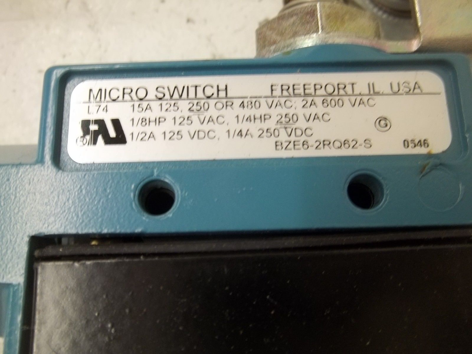 HONEYWELL BZE6-2RQ6-S LIMIT SWITCH NSMP