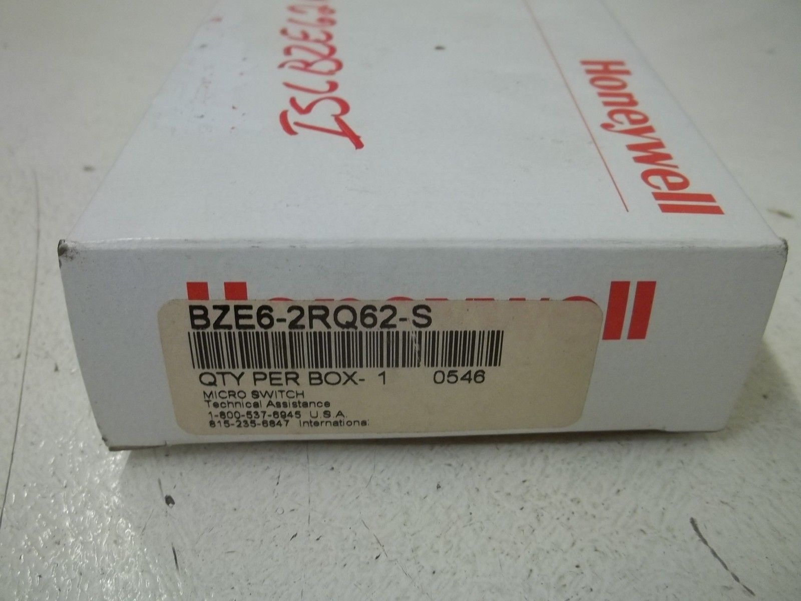 HONEYWELL BZE6-2RQ6-S LIMIT SWITCH NSMP