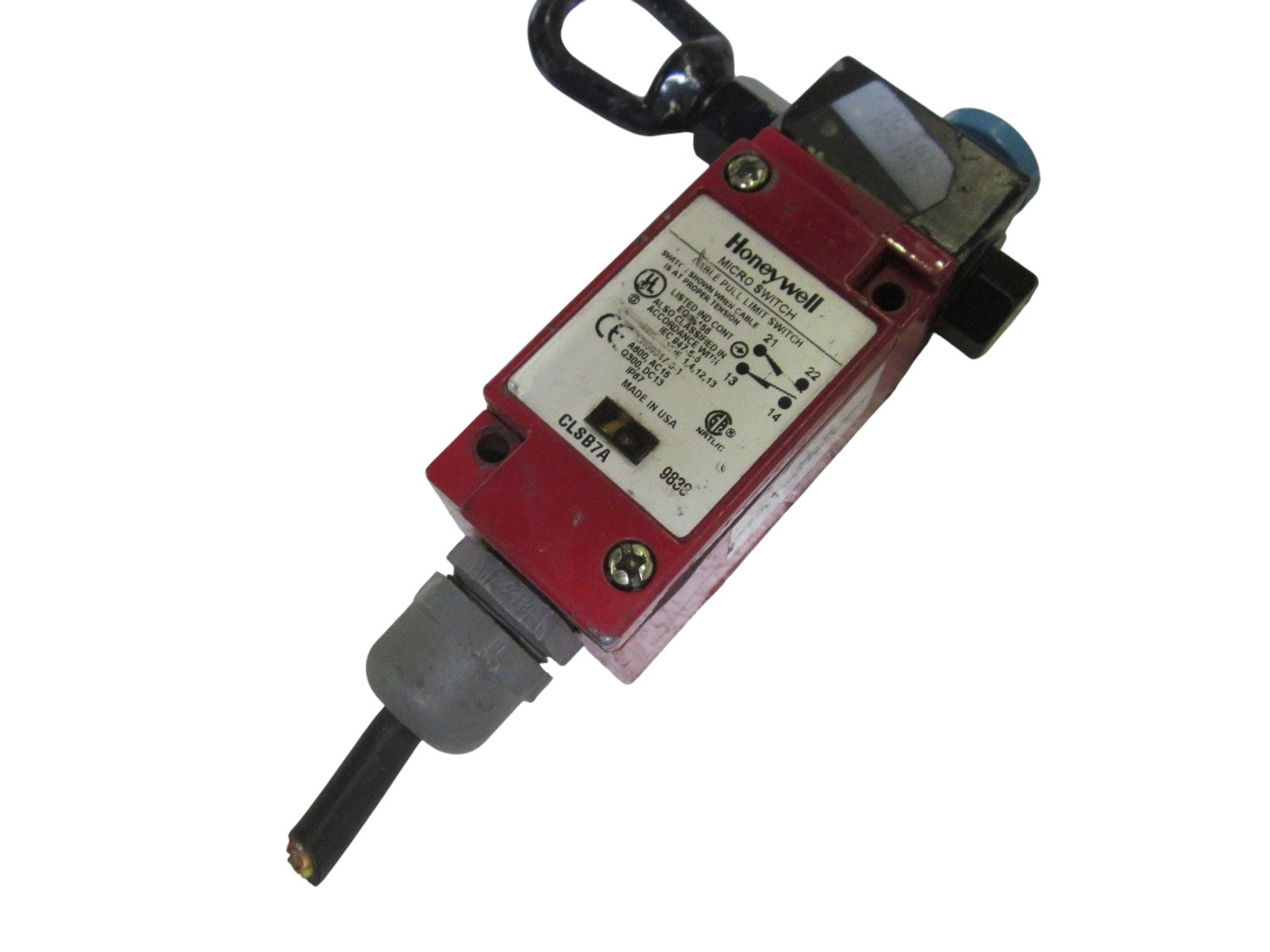 HONEYWELL CLSB7A CABLE PULL LIMIT SWITCH UNMP