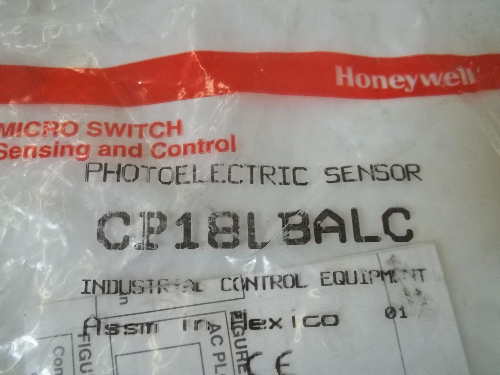HONEYWELL CP18LBALC PHOTOELECTRIC SENSOR NSMP