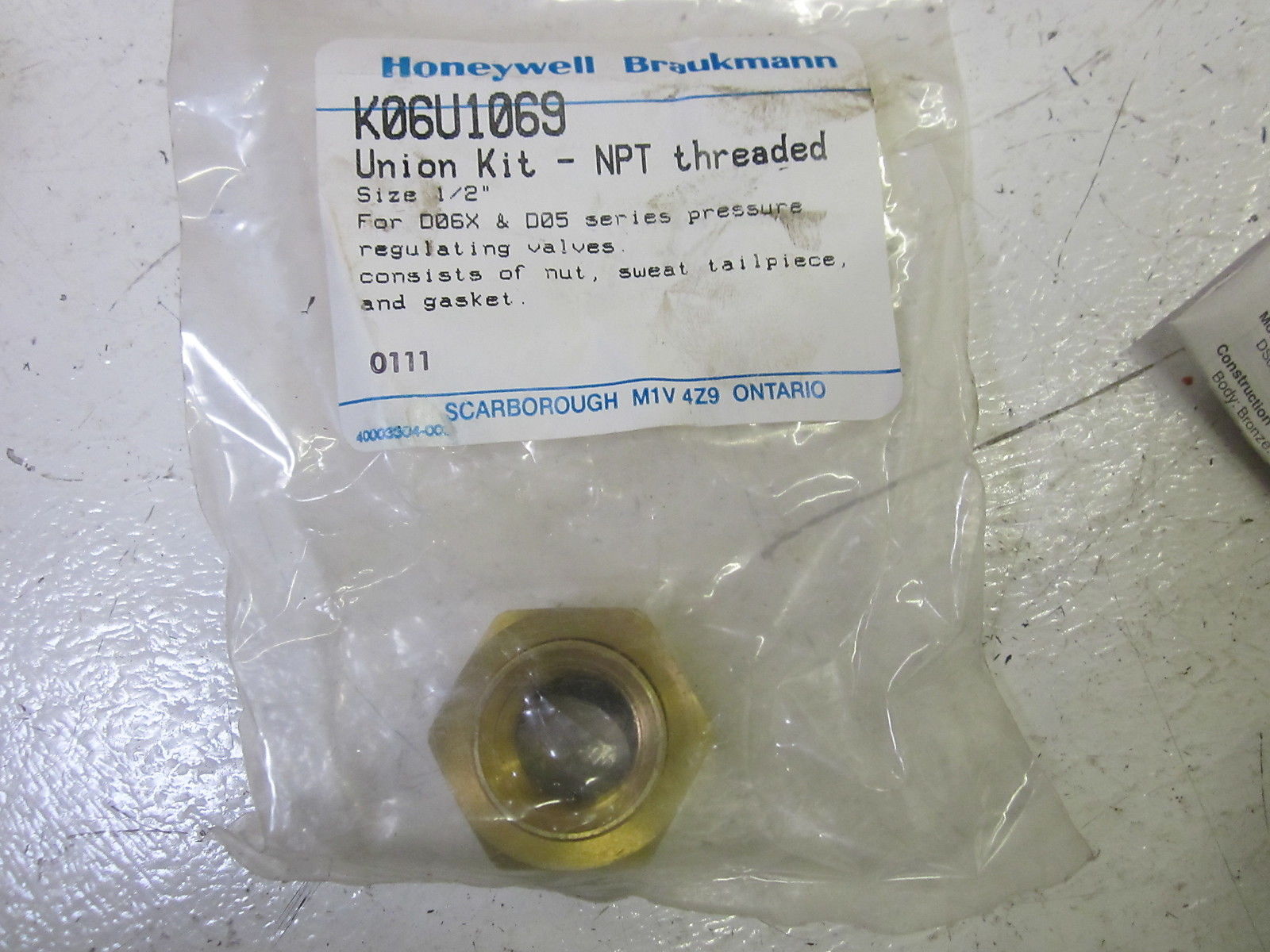 HONEYWELL DS05G 1002 DIAL SET PRESSURE REGULATOR 1/2" *NEW IN BOX*