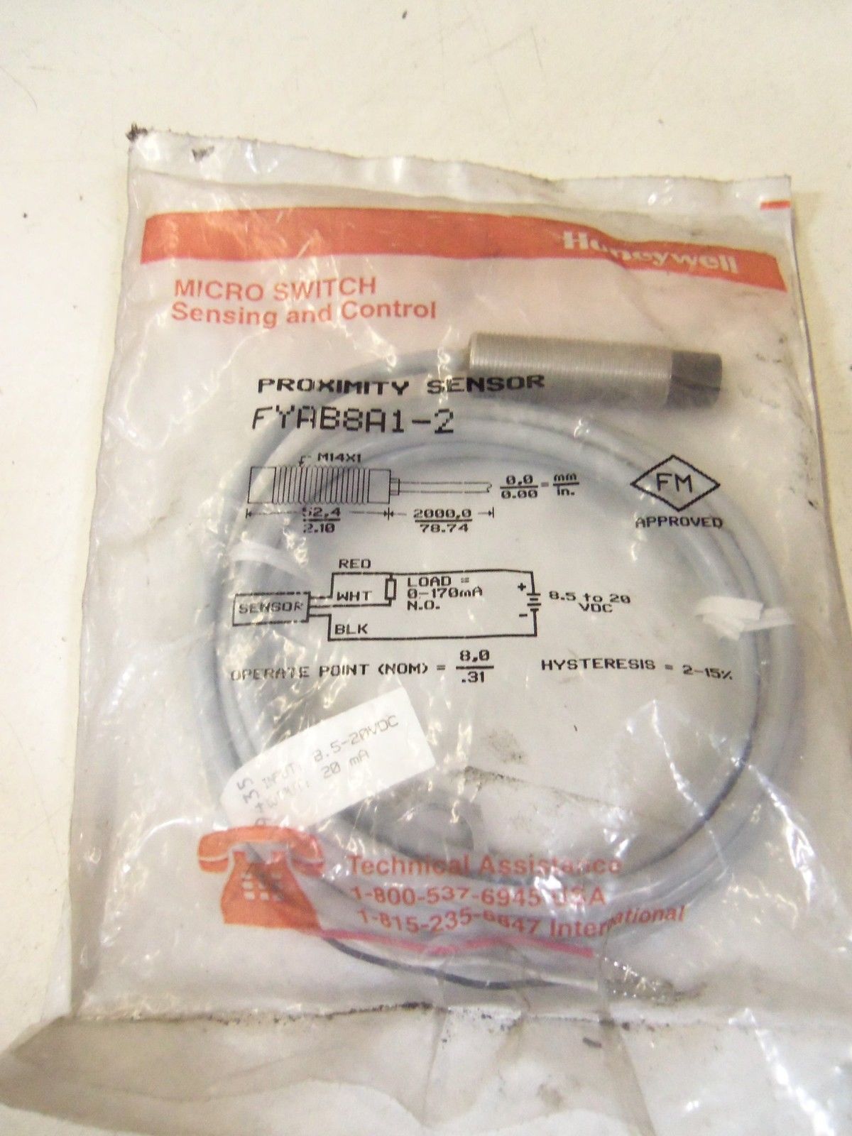 HONEYWELL FYAB8A1-2 *NEW IN FACTORY BAG*