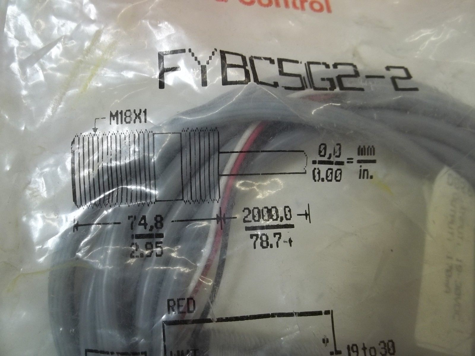 HONEYWELL FYBC5G2-2 PROXIMITY SENSOR NSMP