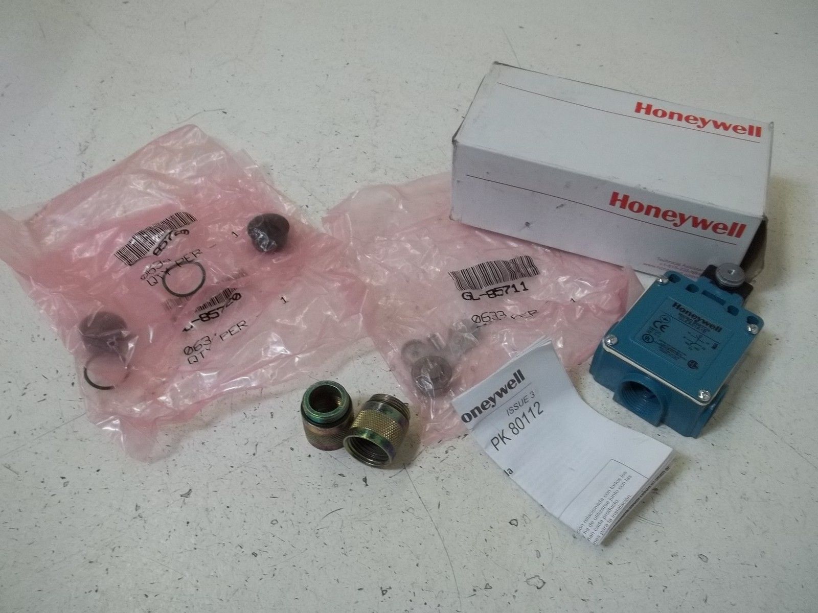 HONEYWELL GLEA01A1B LIMIT SWITCH, SIDE ROTARY,FIXED NSMP