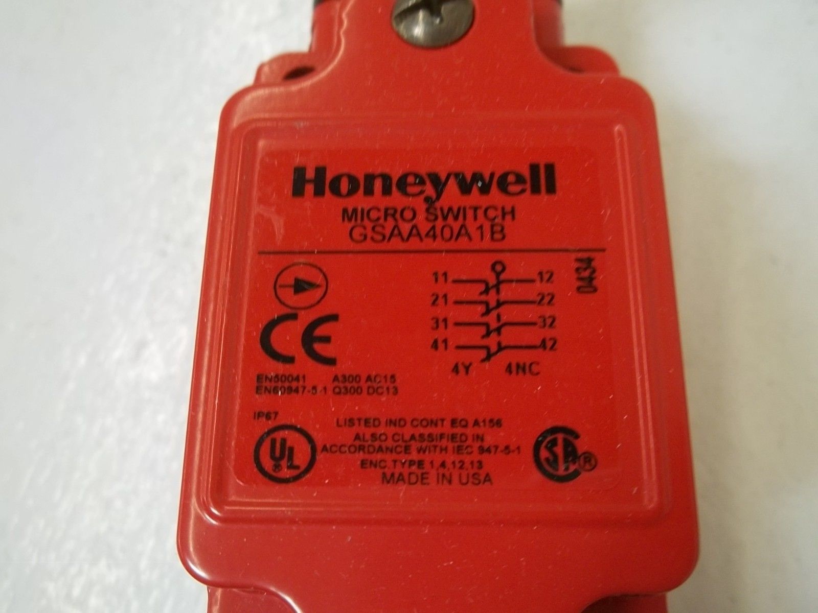 HONEYWELL GSAA40A1B NSMP