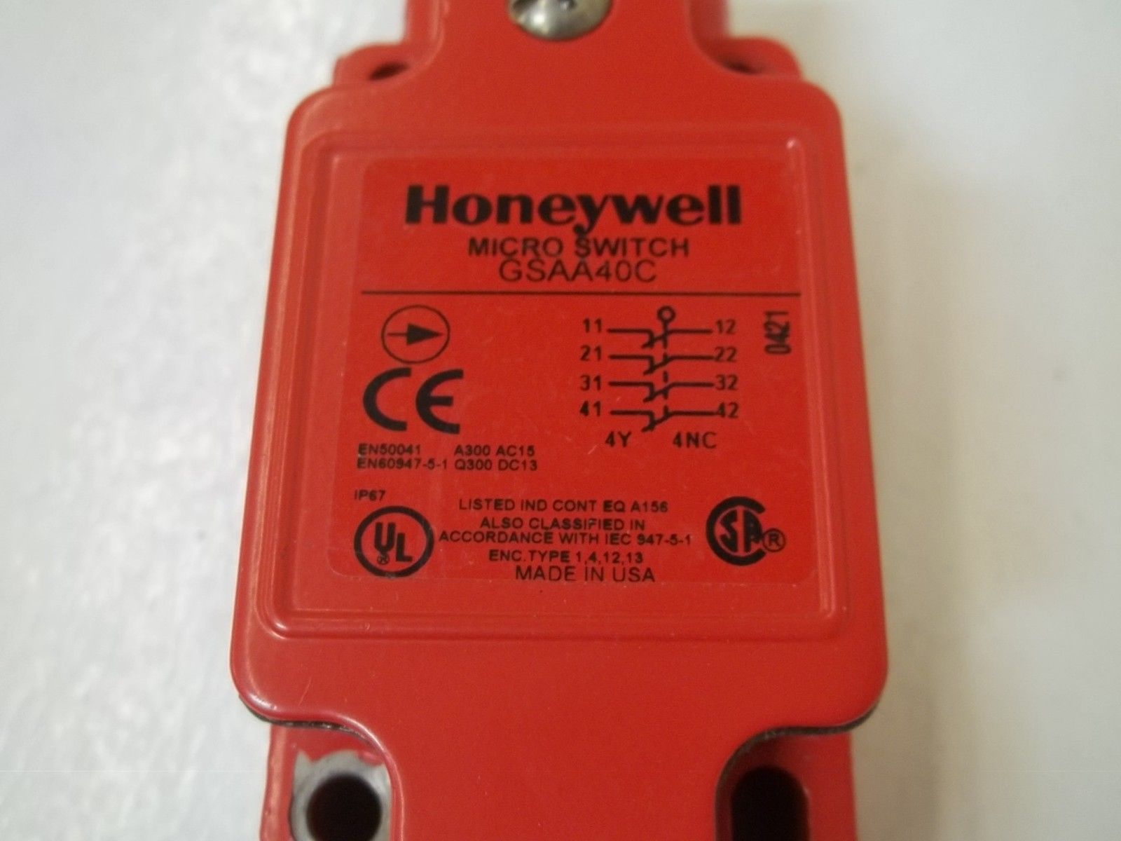 HONEYWELL GSAA40C UNMP