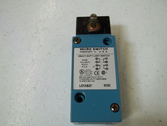 HONEYWELL LSYAB2F HEAVY DUTY LIMIT SWITCH *NEW IN BOX*