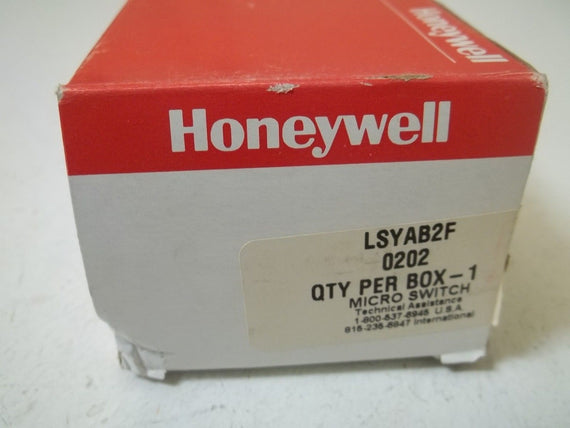 HONEYWELL LSYAB2F HEAVY DUTY LIMIT SWITCH *NEW IN BOX*