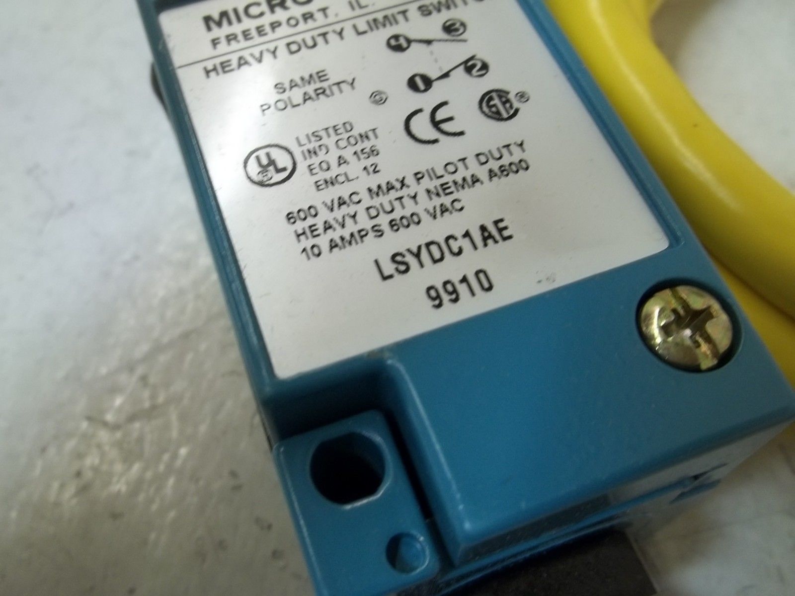 HONEYWELL LSYDC1AE HEAVY DUTY LIMIT SWITCH NSMP