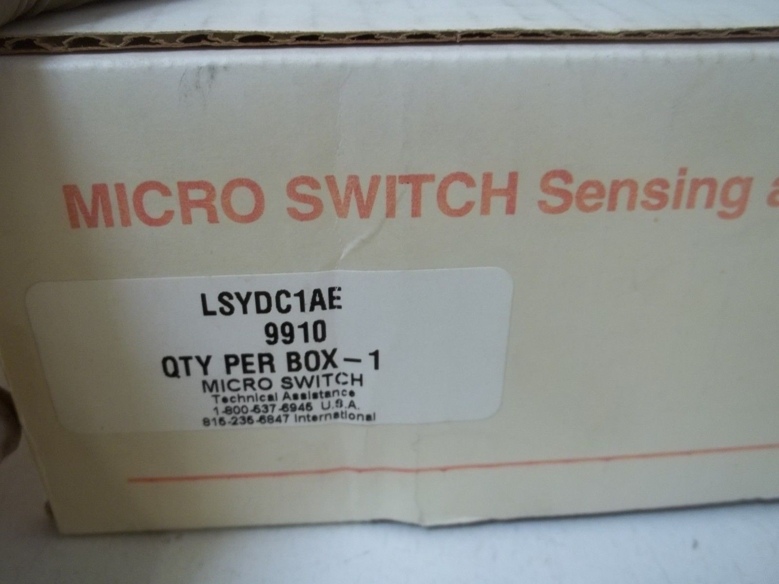HONEYWELL LSYDC1AE HEAVY DUTY LIMIT SWITCH NSMP