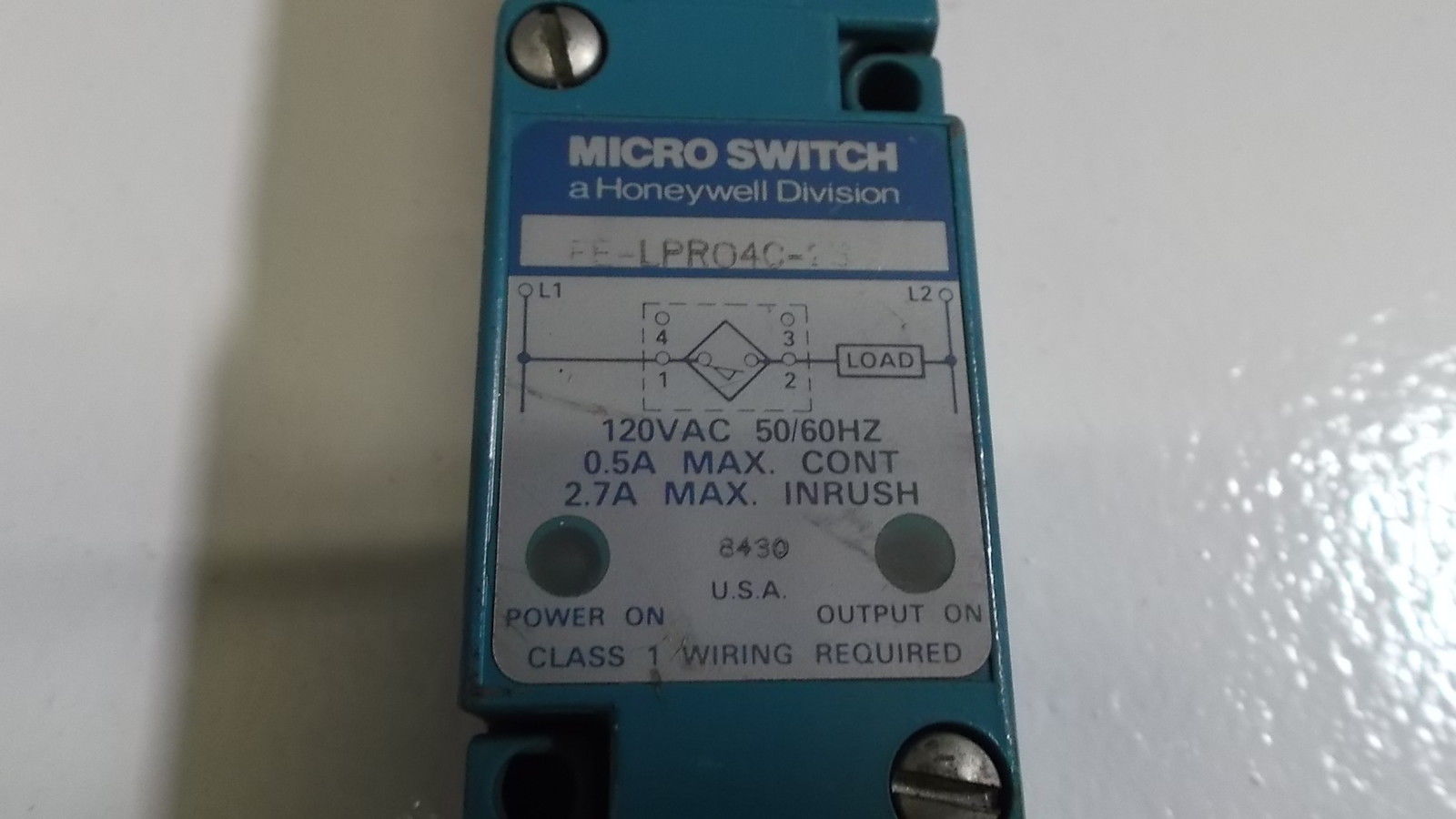 MICRO SWITCH FE-LPRO4C-23 UNMP