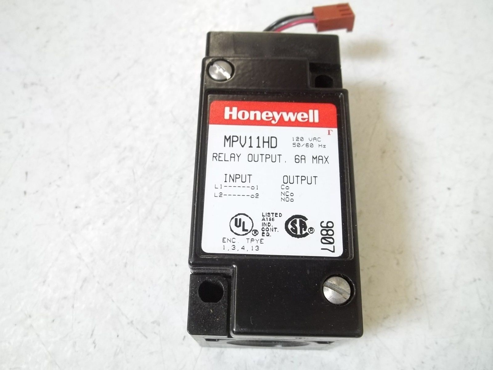 HONEYWELL MPVD11HD RELAY OUTPUT, 6A MAX NSMP