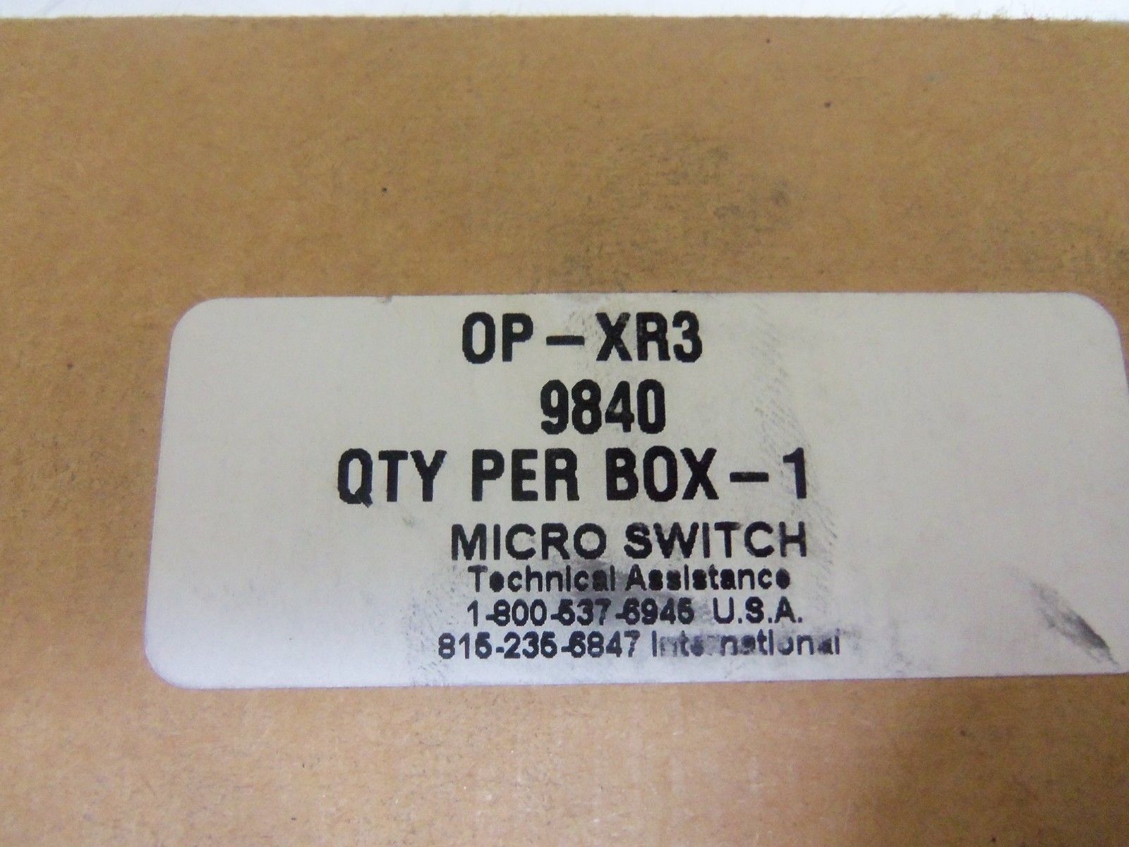 HONEYWELL OP-XR3 *NEW IN BOX*