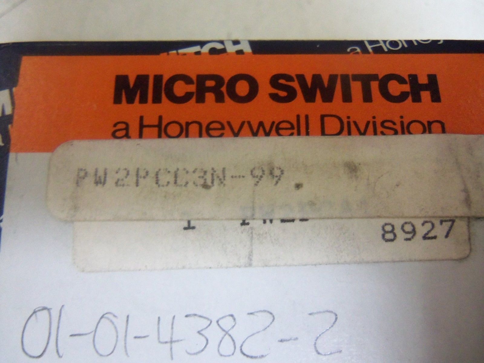 MICRO SWITCH PW2PCC3N-99 NSMP