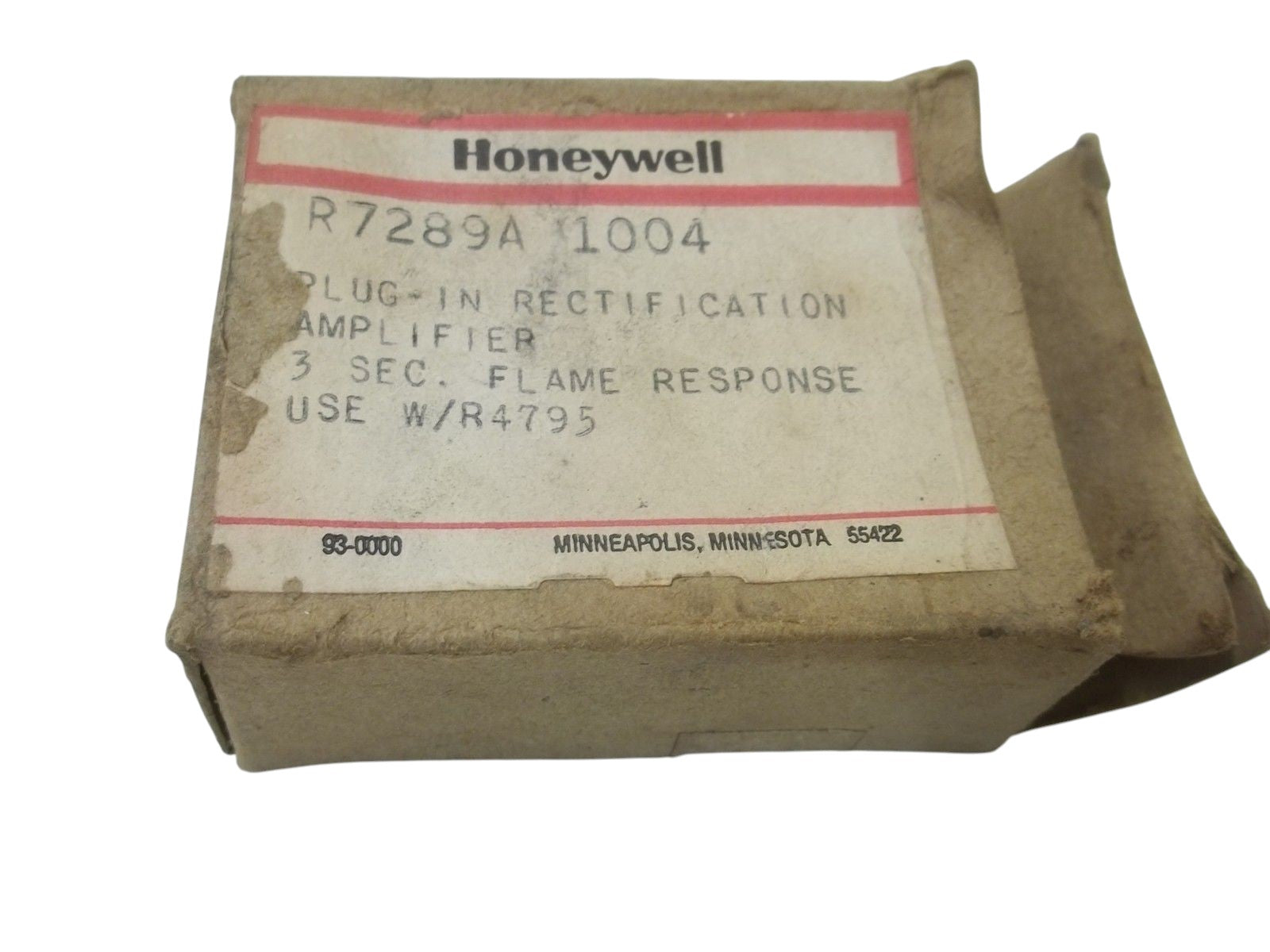 HONEYWELL R7289A 1004 PLUG-IN RECTIFICATION NSMP