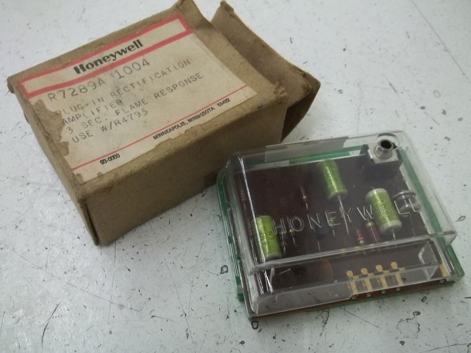 HONEYWELL R7289A 1004 PLUG-IN RECTIFICATION NSMP
