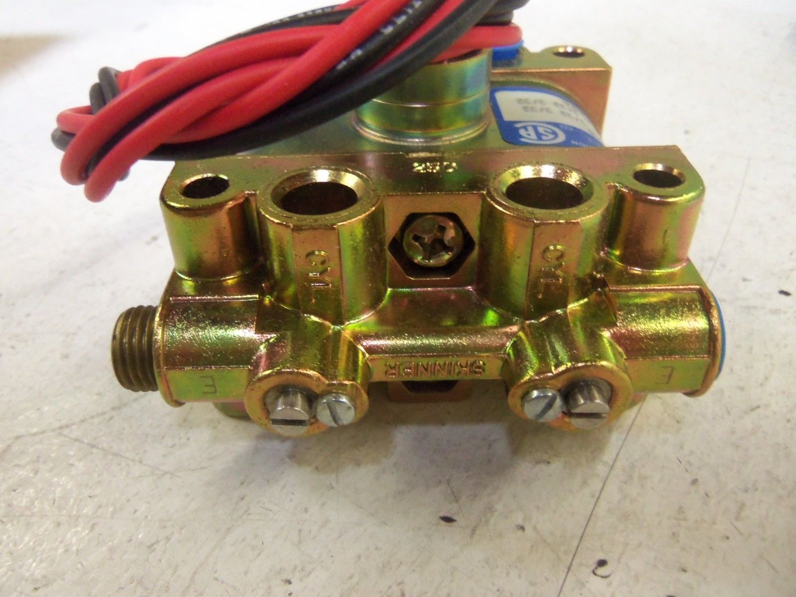 HONEYWELL SKINNER VALVE V933LEF2075 AB6A0Z *NEW*