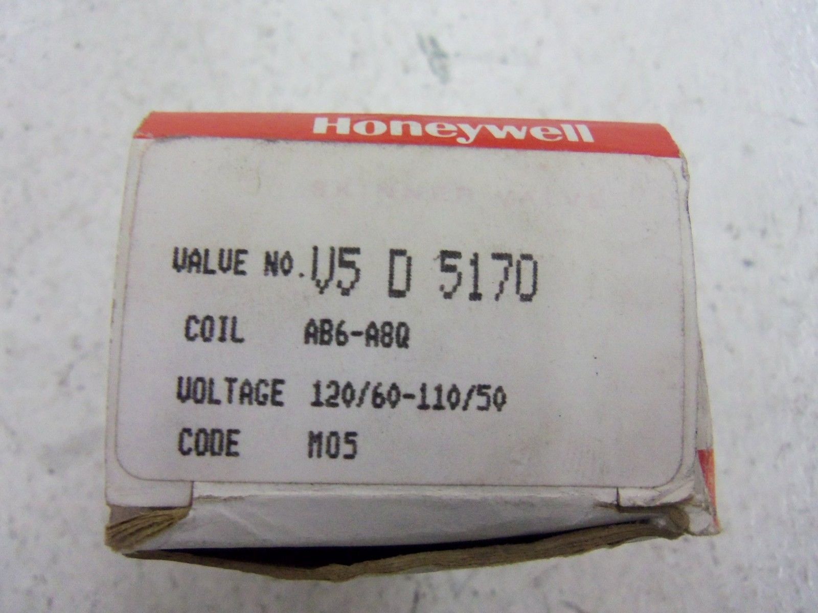 HONEYWELL SKINNER VALVE V5D5170