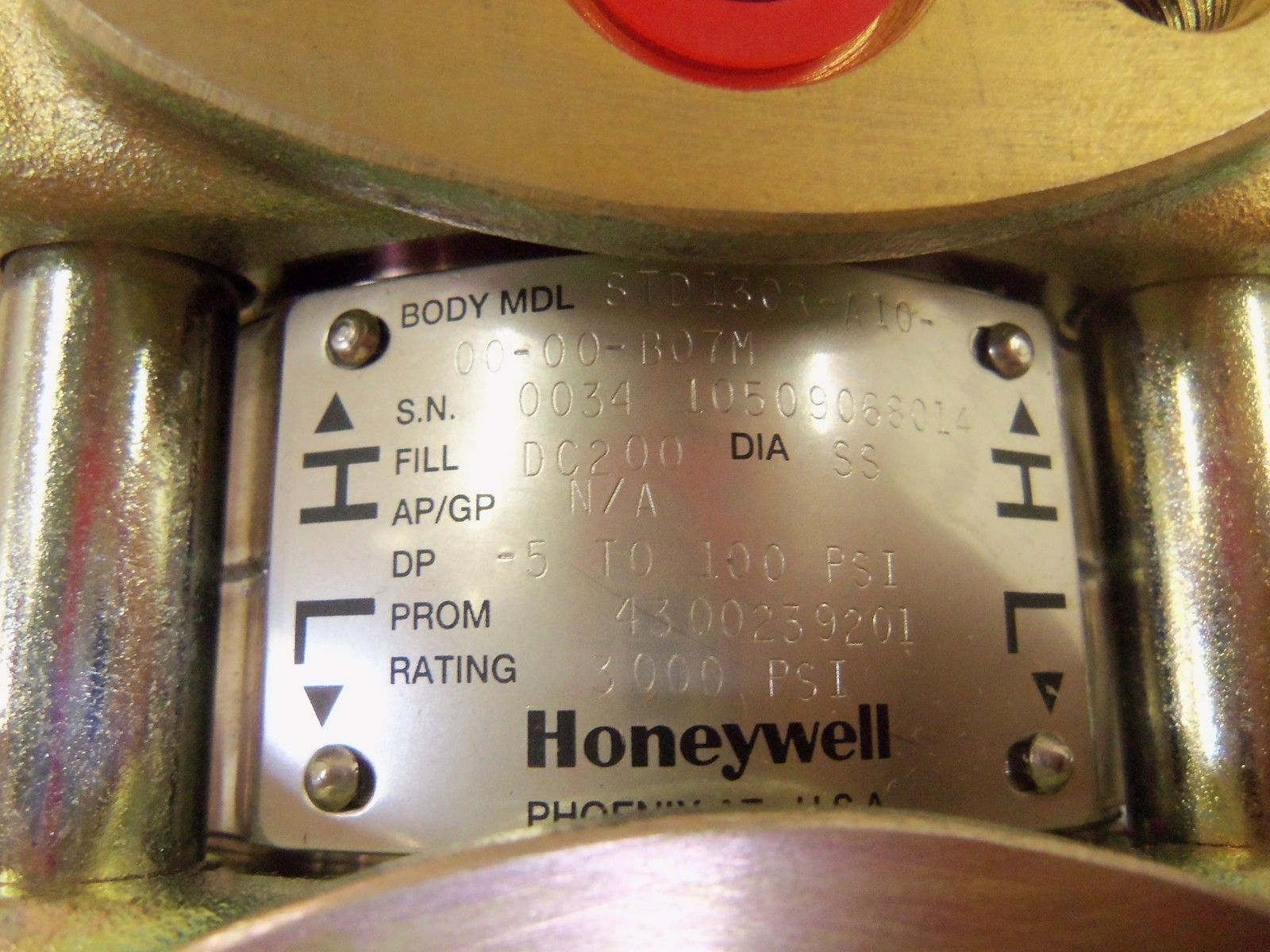 HONEYWELL STD130-A1H-00000-1C.MB.S2-BC7M TRANSMITTER NSMP