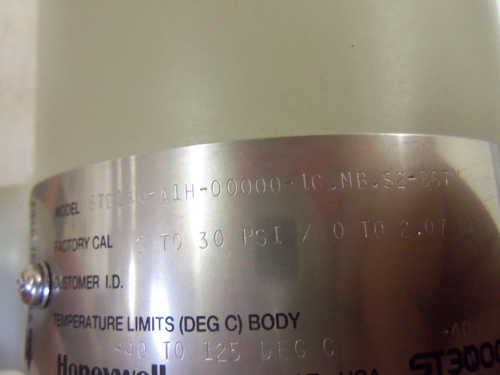 HONEYWELL STD130-A1H-00000-1C.MB.S2-BC7M TRANSMITTER NSMP
