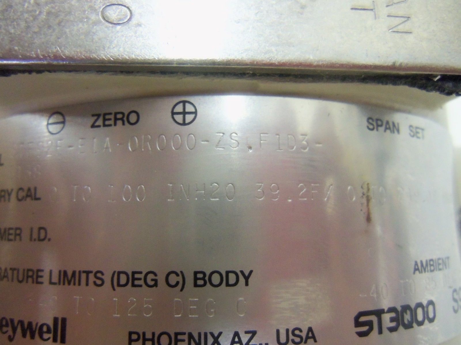 HONEYWELL ST3Q00 STF92F-E1A-0R000-ZS.F1D3-6138 PRESSURE TRANSMITTER NSNP