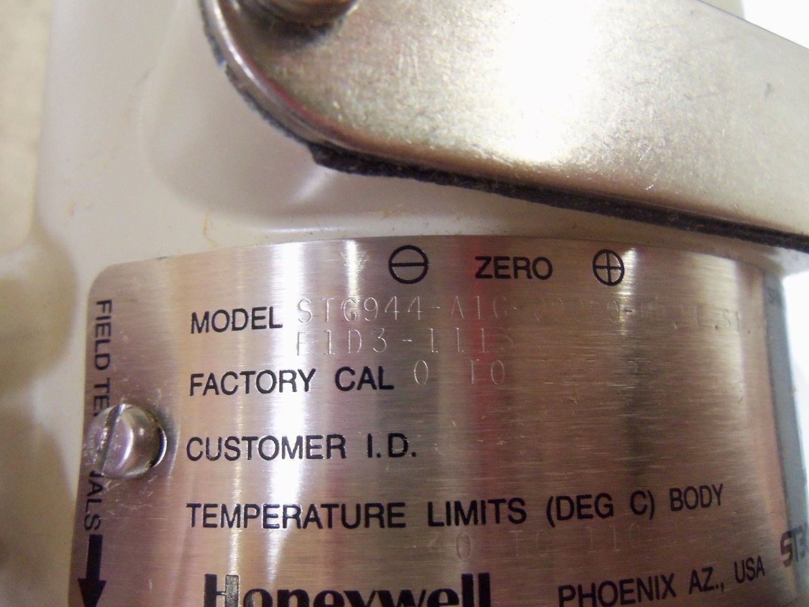 HONEYWELL STG944-A1G-00000-MB.ME.S1.SV.F1D3-1113 TRANSMITTER NSMP