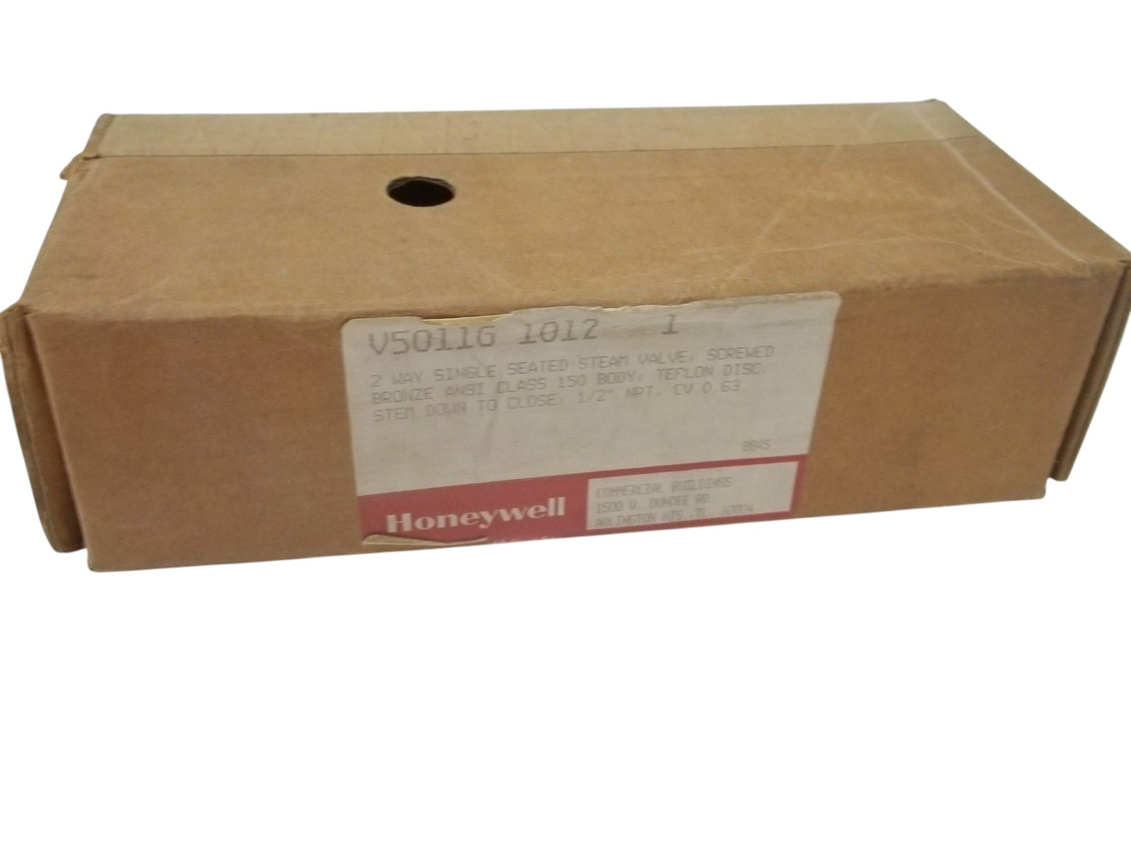 HONEYWELL V5011G1012 2WAY SINGLE STEAM VALVE 1/2" NSMP