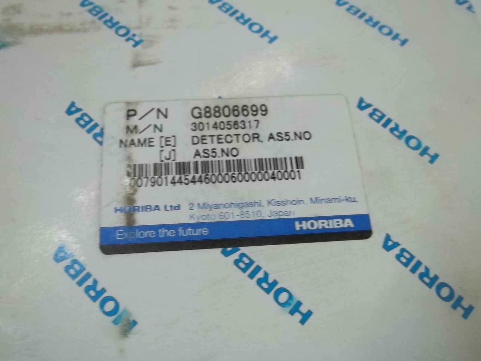 HORIBA G8806699 DETECTOR, AS5-NO NSMP