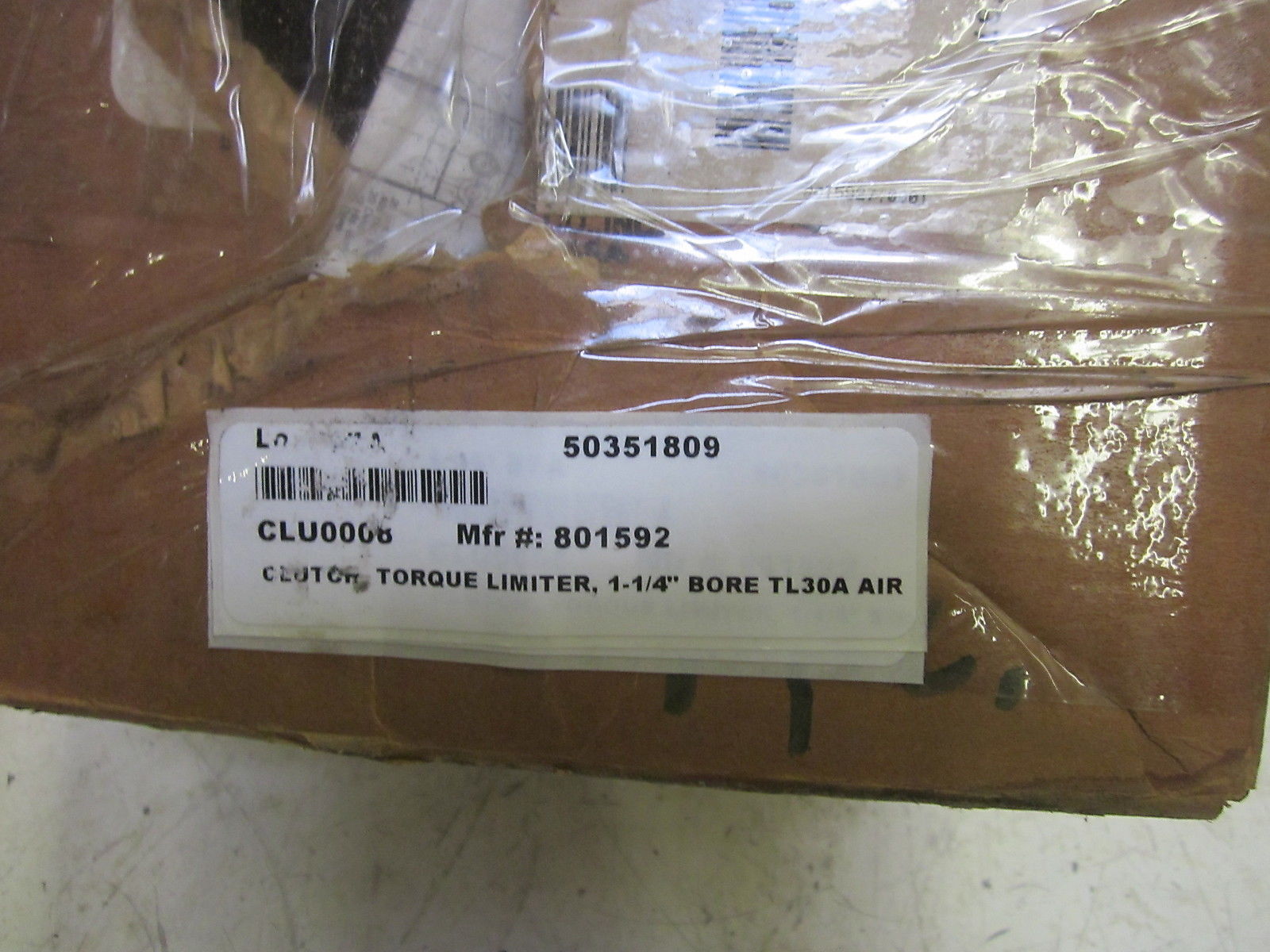 HORTON 801592 CLUTCH TORQUE LIMITER TL30A 1.250 BORE   UNMP