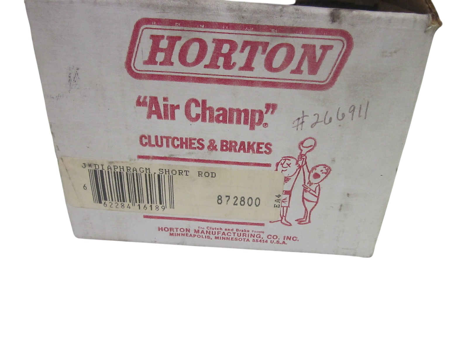 HORTON 872800 J DISHPHRAM, SHORT ROD UNMP