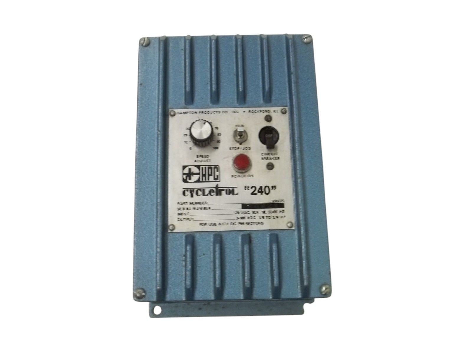HPC CYCLETROL "240" 200225 MOTOR CONTROL UNMP
