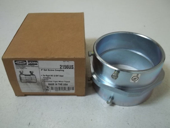 HUBBELL 2156US 4" SET SCREW COUPLING *NEW IN BOX*