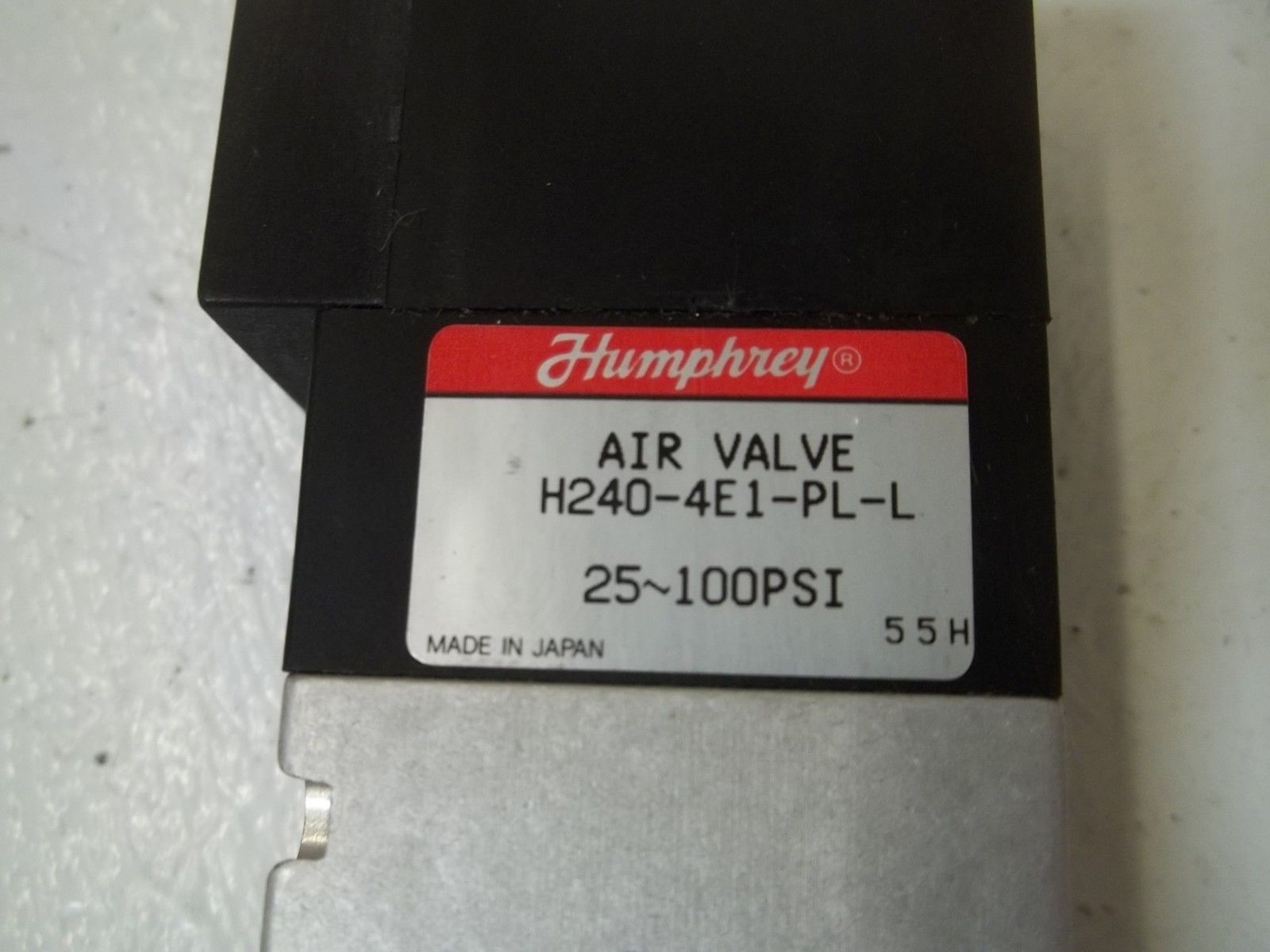HUMPHREY H240-4E1-PL-L AIR VALVE25-100 PSI UNMP