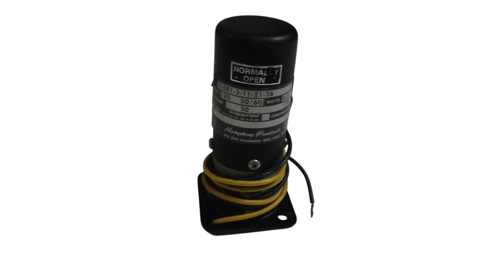 HUMPHREY PNEUMATIC SOLENOID VALVE 250E1-3-11-21-36 UNMP