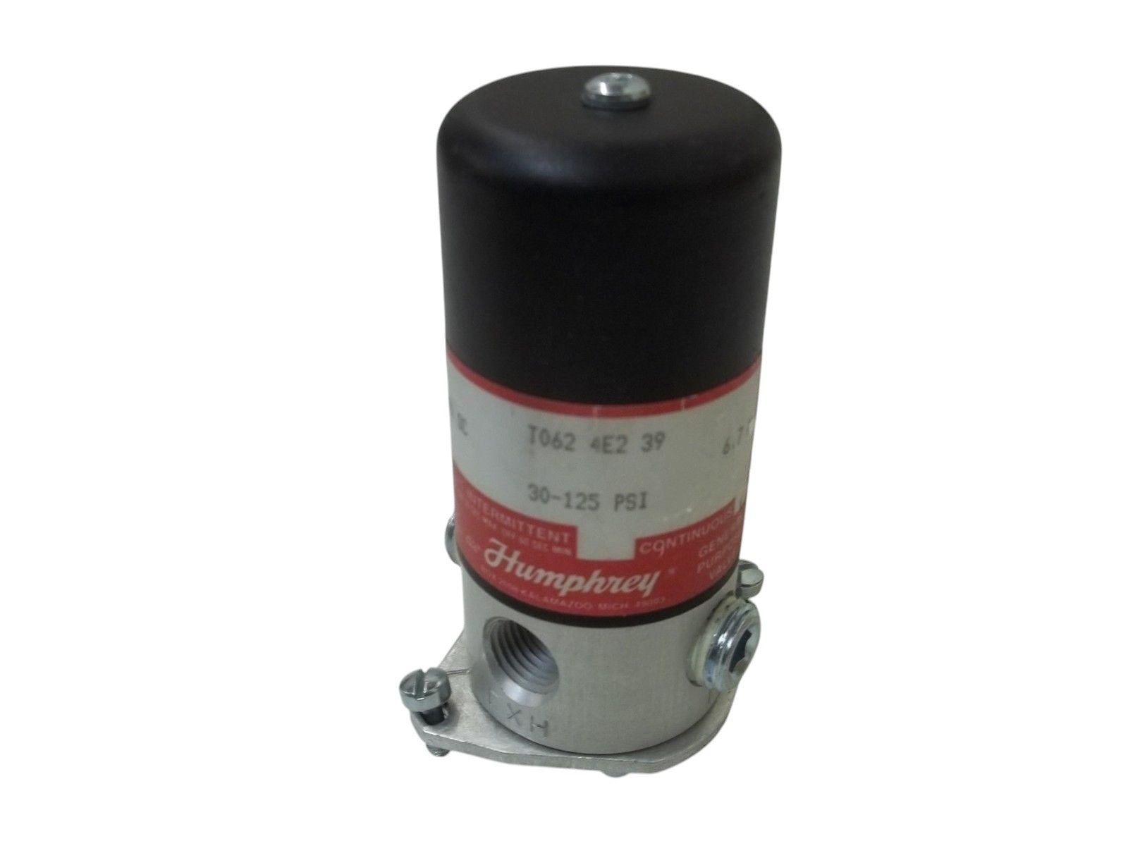 HUMPHREY T0624E239 GENERAL PURPOSE VALVE 30-125 PSI UNMP