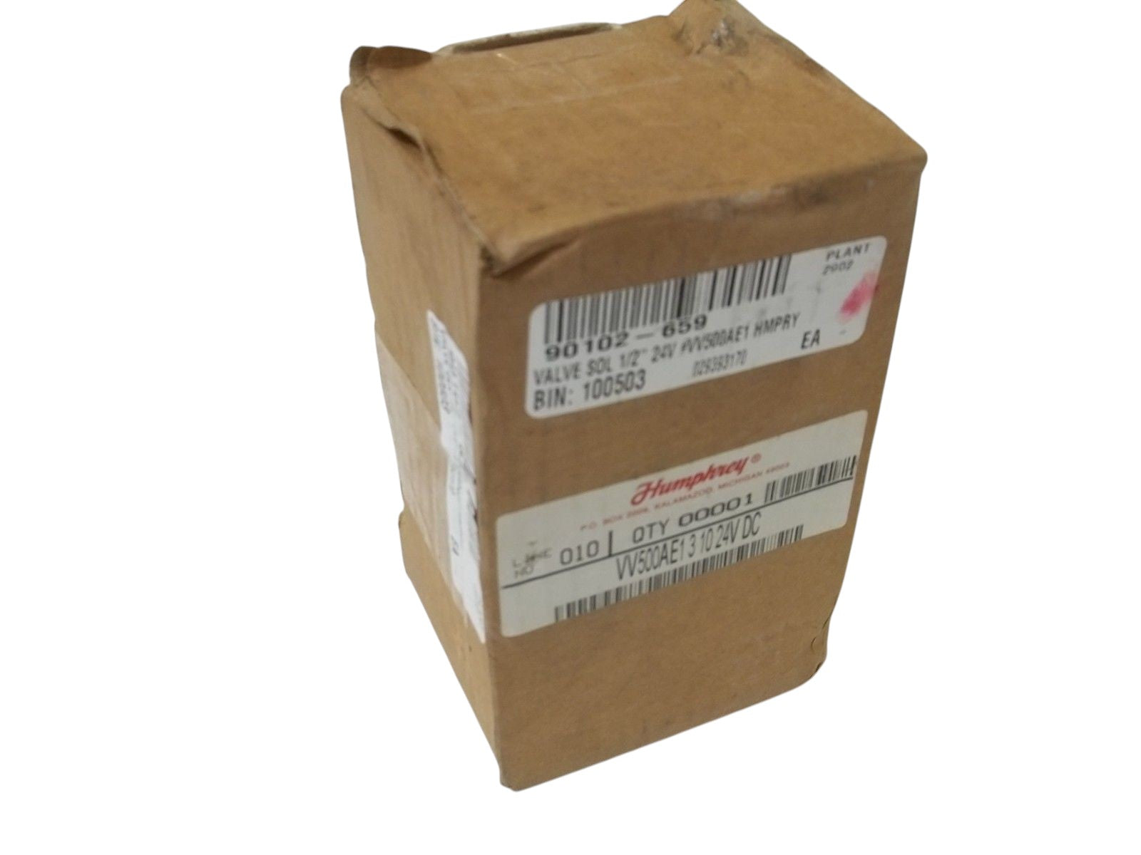 HUMPHREY VV500AE1 3 10 24V VACUUM PILOT NSMP