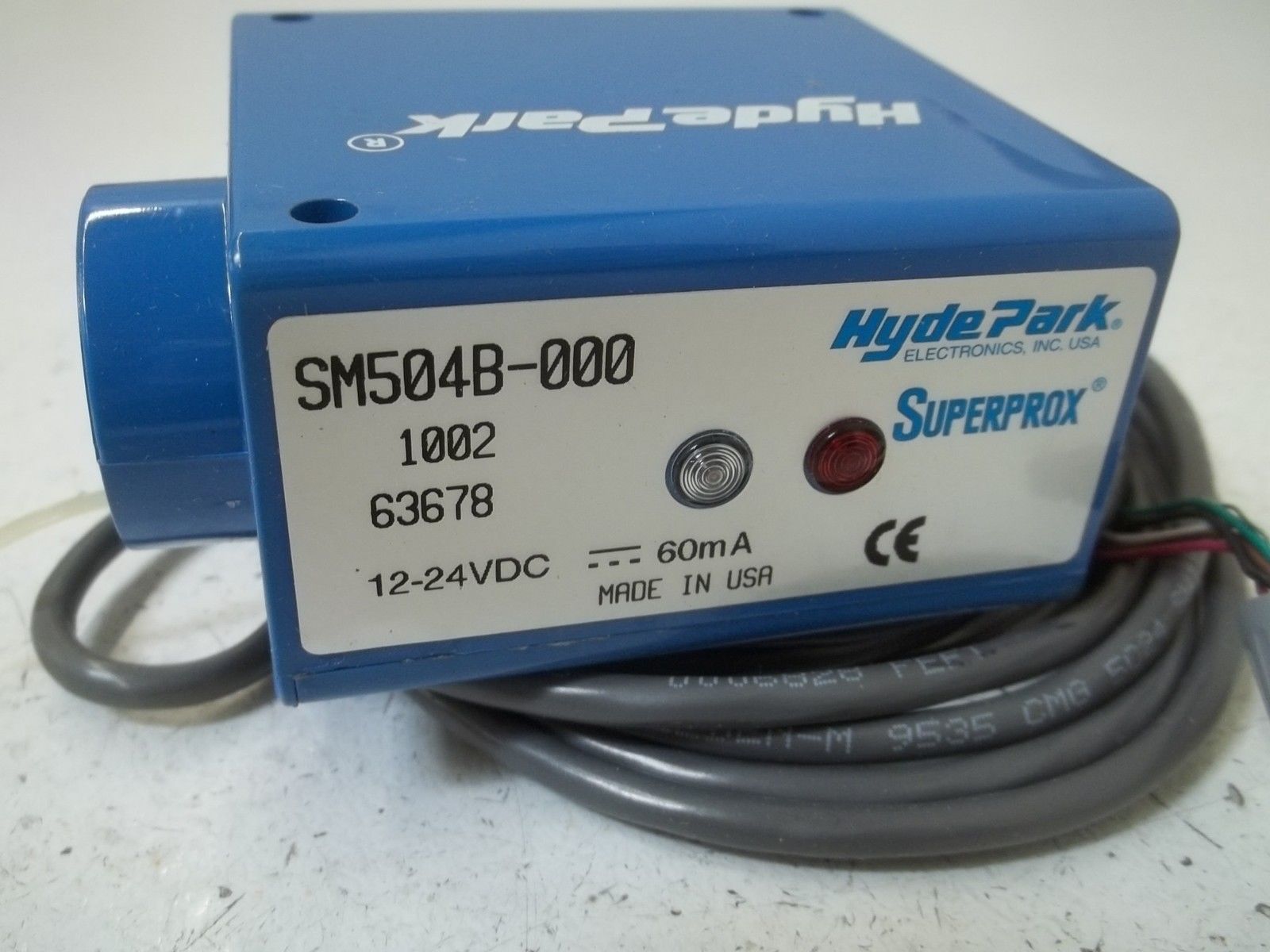 HYDEPARK SM504B-000 SUPERPROX SENSOR CABLE NSMP