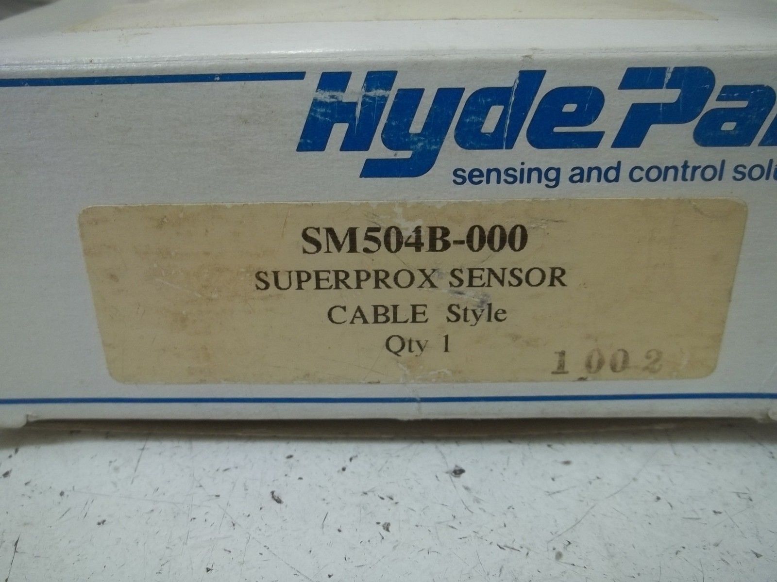 HYDEPARK SM504B-000 SUPERPROX SENSOR CABLE NSMP