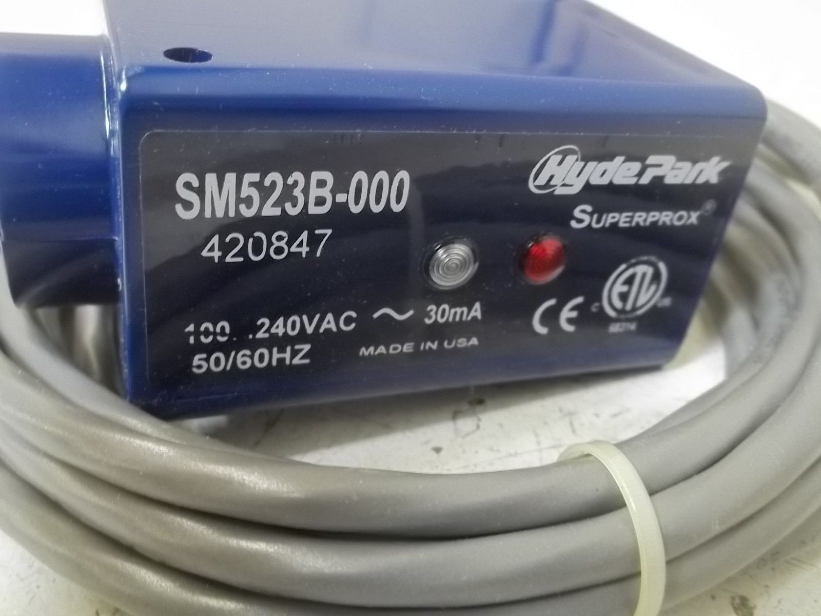 HYDEPARK SM523B-000 ULTRASONIC PROXIMITY SENSOR NSMP