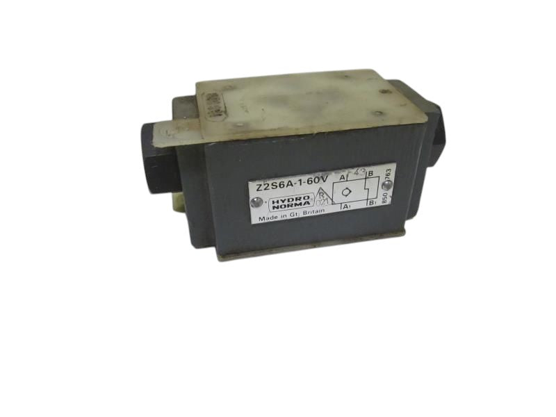 HYDRO NORMA Z2S6-1-60V HYDRAULIC CONTROL VALVE UNMP