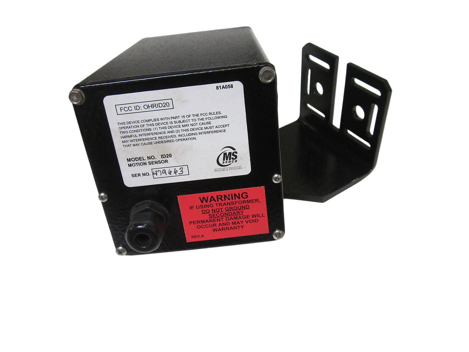 ID20 MOTION SENSOR UNMP