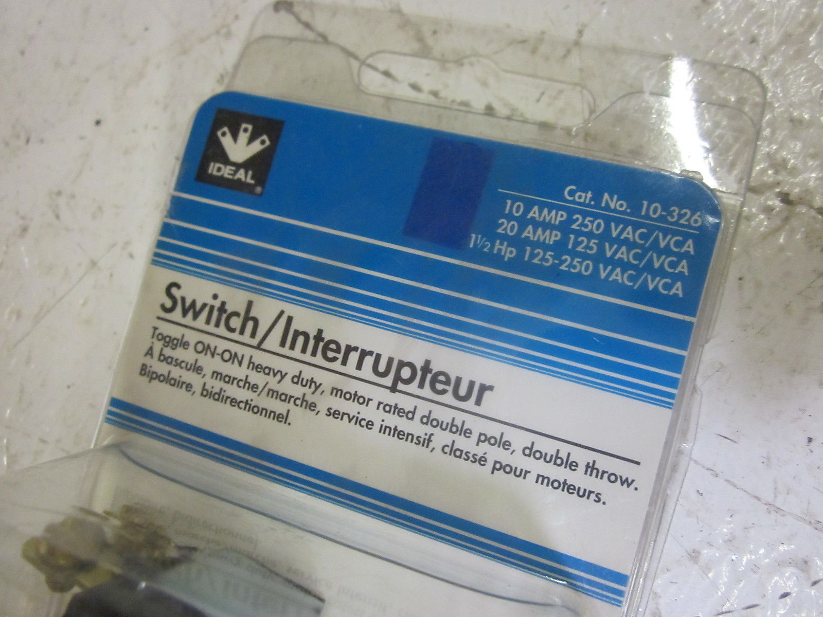 IDEAL 10-326 SWITCH 125VAC NSMP