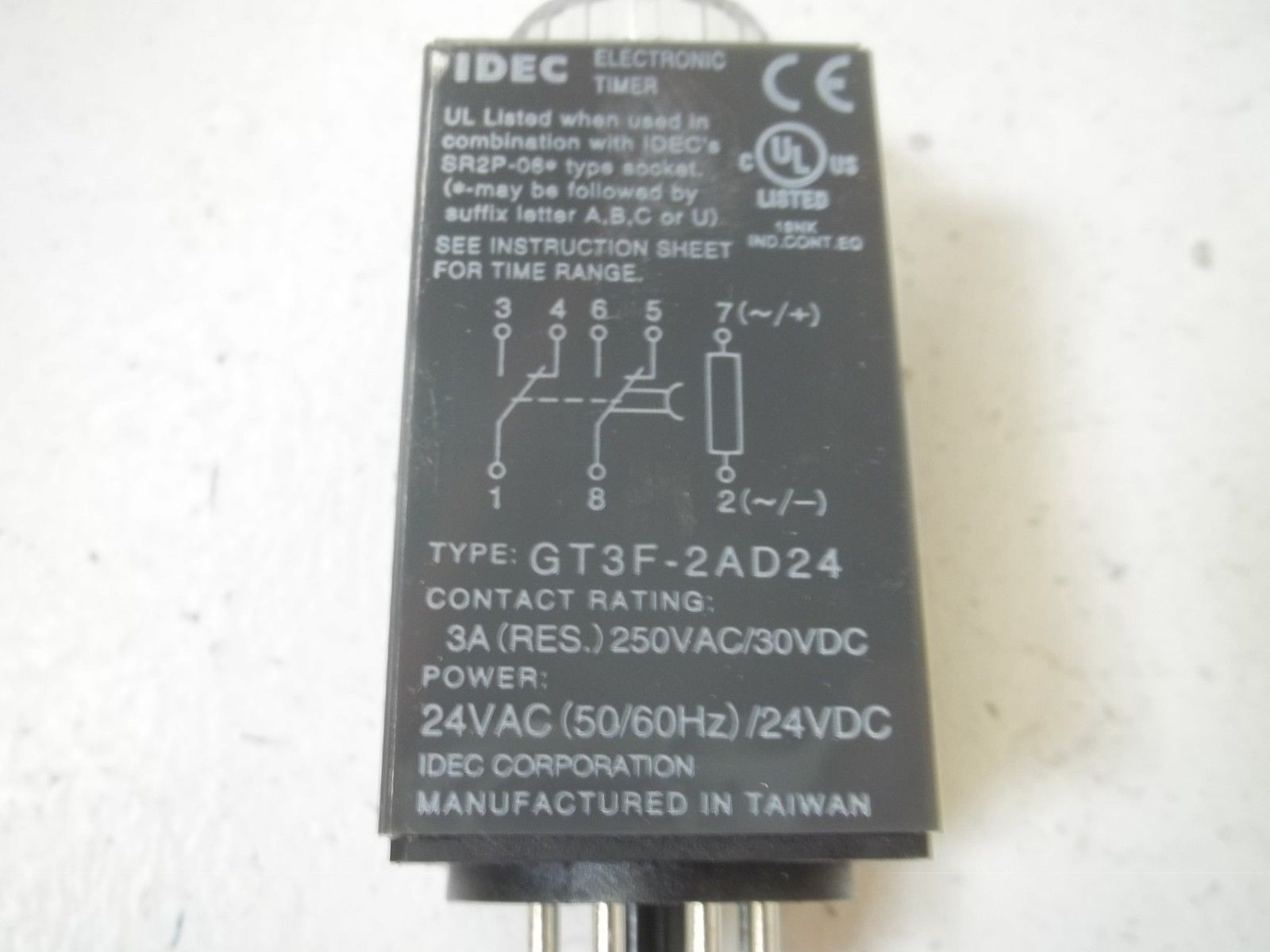 IDEC GT3F-2AD24 ELECTRONIC TIMER 24VAC/DC  NSMP